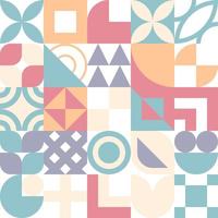 Seamless Bauhaus Abstract vector background.