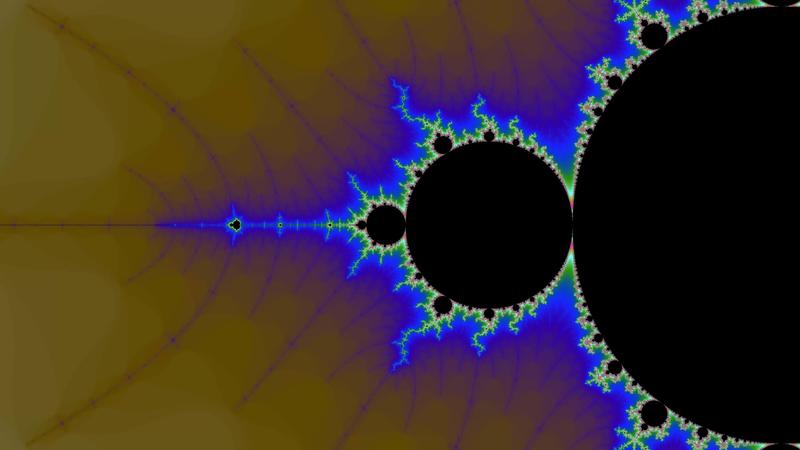 Beautiful zoom into the infinite mathematical mandelbrot set fractal ...