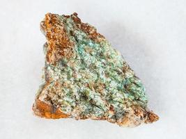 rough Pyrophyllite stone on white photo