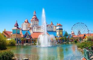 Sochi, Russia - June 1 , 2021 Sochi theme park with attractions. Krasnodar Territory, Russia photo