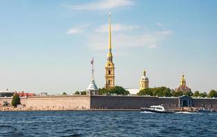 S t. petersburgo, rusia - 15 de agosto de 2022 fortaleza de pedro y pablo foto