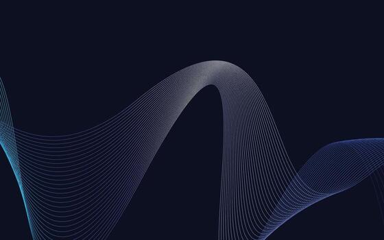 Wave of the many colored lines. Abstract wavy stripes background isolated vector