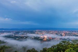 paisaje del paisaje urbano de chiang mai foto