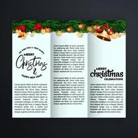 diseño de tarjeta de navidad con diseño elegante y vector de fondo creativo