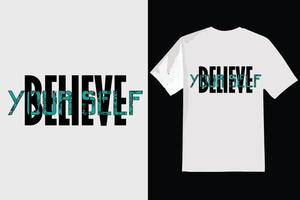 T-shirt design- text typographic design vector