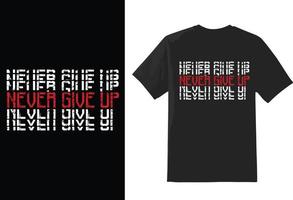 T-shirt design- text typographic design vector