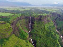 Kalu waterfall and paradise waterfall of malshej ghat photo