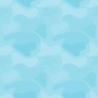 Camouflage bright blue   pattern and background. clean and minimal seamless pattern. vector
