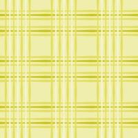 Lemon color plaid pattern, seamless pattern. vector
