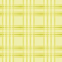 Lemon color plaid pattern, seamless pattern. vector