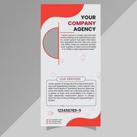 Rollup Banner or Stand Banner or X banner  Or Large Banner vector