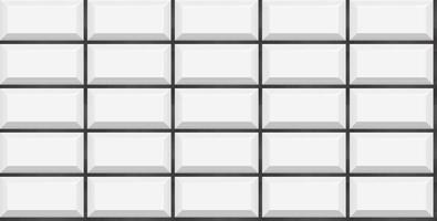 Subway tile seamless pattern.Wall with brick texture. Vector geometric background design