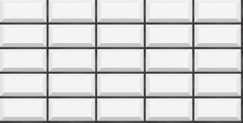 Subway tile seamless pattern.Wall with brick texture. Vector geometric background design