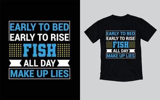 Fishing typography t-shirt design, Fishing t-shirt design, vector