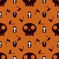 Halloween vector seamless pattern