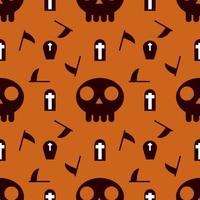 Halloween vector seamless pattern