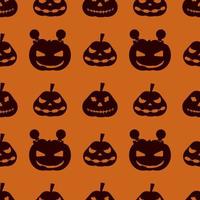 Halloween vector seamless pattern