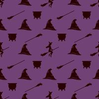 Halloween vector seamless pattern