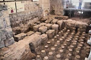 A view of the old Roman Town of Beit Shean in Israel photo