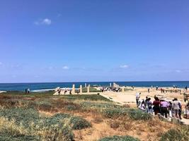 Caeserea in Israel in May 2016 A view of the old Roman town of Caeserea in Israel photo