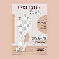 Social media sale banners and web ads template. Vector illustrations for website and mobile banners, print material, newsletter designs, coupons, marketing.