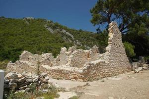 ciudad antigua de olympus en kumluca, antalya, turkiye foto