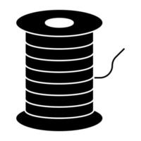 A unique design icon of thread spool vector