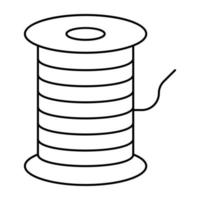 A unique design icon of thread spool vector