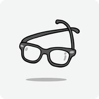 Hand drawn glasses vector