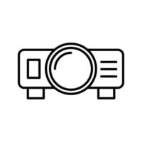 icono de vector de proyector