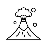 Volcano Vector Icon