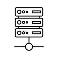 Data Center Vector Icon