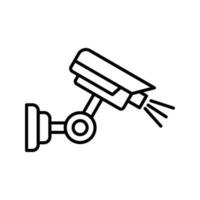 icono de vector de cámara de seguridad