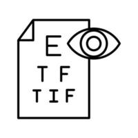 Eye Test Vector Icon