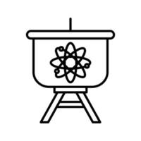 Atom Presentation Vector Icon