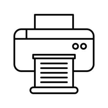 Printer Vector Icon