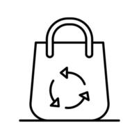 Eco Bag Vector Icon