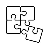 Puzzle Vector Icon