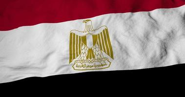 golvend Egyptische vlag in 3d renderen video