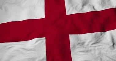 winkende englische Flagge in 3D-Darstellung video