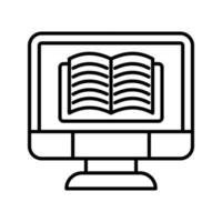 Online Learning Vector Icon