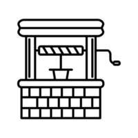 Water Well Vector Icon