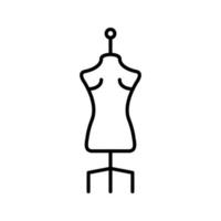 icono de vector de maniquí