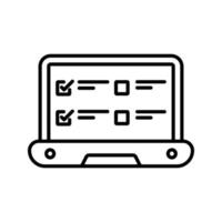 Online Exam Vector Icon