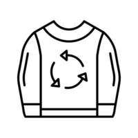 icono de vector de camisa