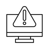 icono de vector de alerta