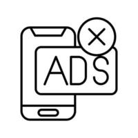 AD Block Vector Icon