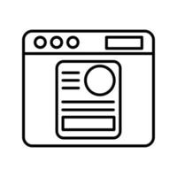 Blog Vector Icon