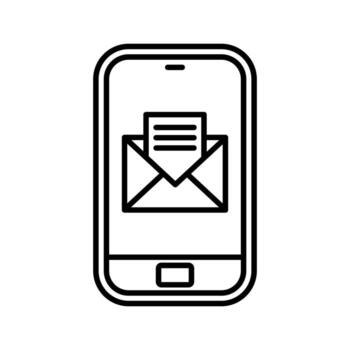 icono de vector de mensaje