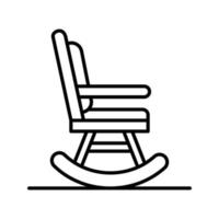 Rocking Chair Vector Icon